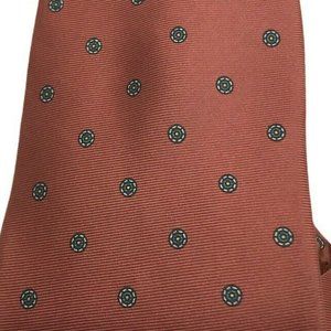 Geoffrey Beene men's Tie Orange  100% silk orange